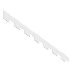 6"H x 1"P x 93 7/8"L Monroe Dentil Block Trim, 6/12 Roof Pitch Left