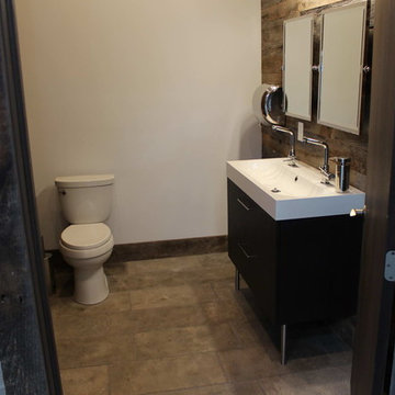 Rustic Commercial Restroom