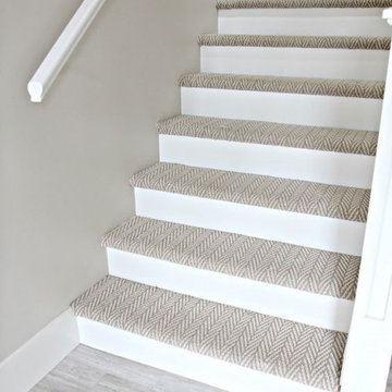 Quality finish carpeted Stairs