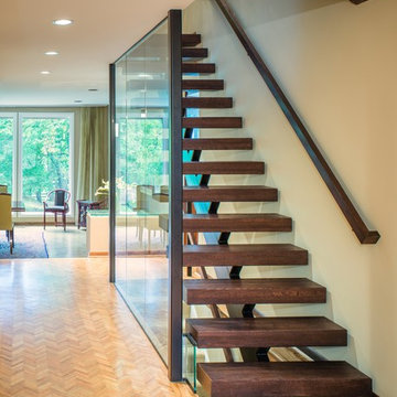 Floating Glass Stair