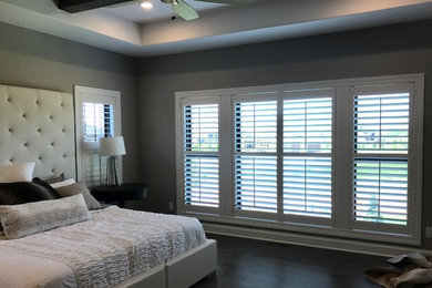 Example of a bedroom design in Other