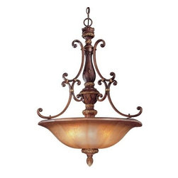 4 Light Pendant Lighting Minka Lavery Illuminati with Illuminati Bronze finish - Lighting