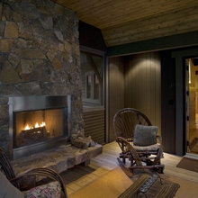 indoor fireplace
