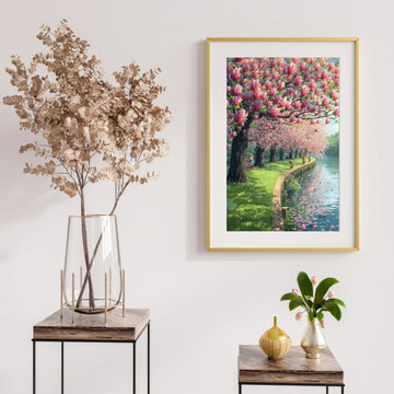 Edgy Pop Art Canvas – Textured Mixed Media Wall Print