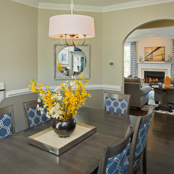 Functional and stylish kitchen, living and dining rooms