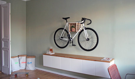 Hereingeradelt! So verstaut man das Fahrrad in der Wohnung