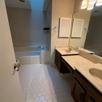 McLean Commons Transitional Kitchen and Bathroom Remodel