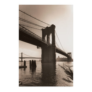 Brooklyn Bridge By Chris Bliss Canvas Art Contemporary Prints And Posters By Trademark Global