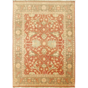 Persian Rug Isfahan Modern 9'9"x6'11" Hand Knotted
