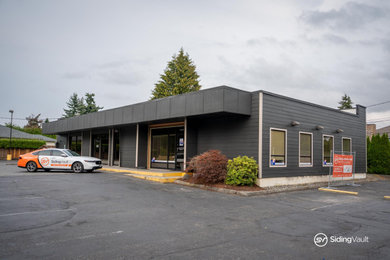 Example of an exterior home design in Seattle