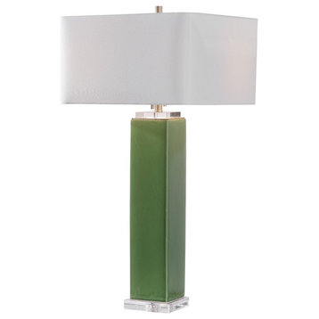 Uttermost Aneeza Tropical Green Table Lamp, 26410-1