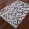 Hand Stitched Natural Cowhide Patchwork Area Rug 4'x6'