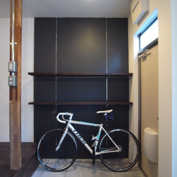 ロードバイクが置ける玄関