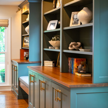 Mt. Prospect Project: Kitchen, Pantry, Bath & Living Room Built-ins