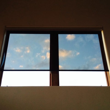 Avon Combined Mylar Roller and Cellular Shade