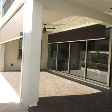 Motorized Power Screens on a Patio, California Room, and Exterior Window