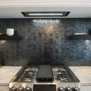 Black and White Village Kitchen