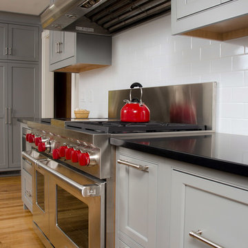 Custom Gray Kitchen - Boston Area