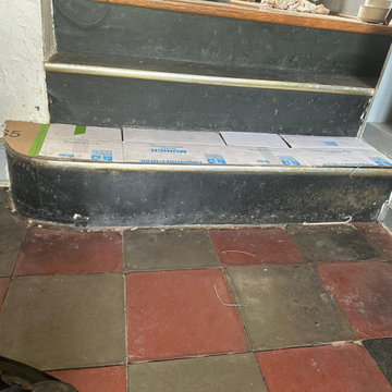 Installation: Hardwood floors & steps
