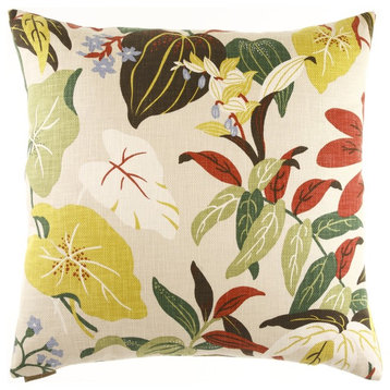 Fabriano Decorative Throw Pillow, Natural