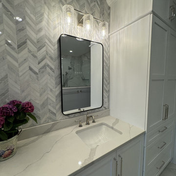 Sophisticated Haven. Primary bathroom renovation