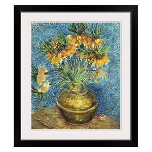 Crown Imperial Fritillaries In A Copper Vase 1886 Wrapped Canvas