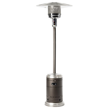 Commerical Patio Heater, Stainless Steel, Ash and Stainless Steel Finish