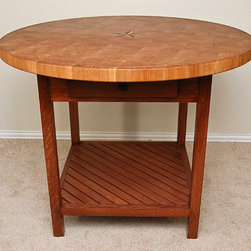 Cherry Butcher Block Table - Dining Tables