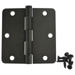 DoorCorner - Oil Rubbed Bronze Door Hinge 3.5" With 1/4" Radius Corners - Finish: Oil Rubbed Bronze