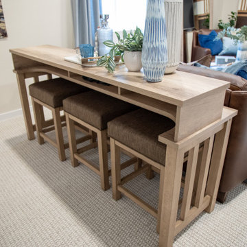 Davion Bar Table Set Creates a Flexible Gathering Space