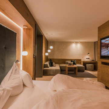 Hotel rooms modernization in Tesido, Italy
