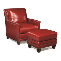 Leather Chairs and Ottomans - Products