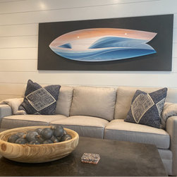 Custom Metal Surfboard - Metal Wall Art