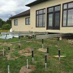 Paverdeck with wheel chair ramp - Landscaping Stones And Pavers