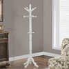 Monarch Specialties I 2013 Coat Rack, 73"H/Antique White Wood Traditional Style