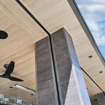 Built-in installation for motorized screens