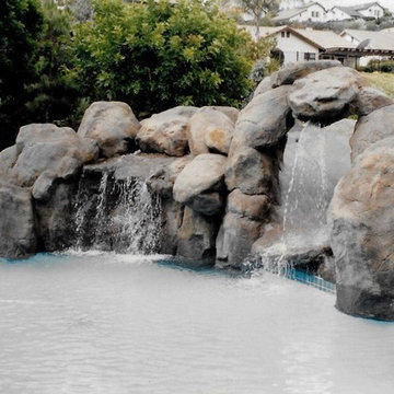 Pool waterfalls