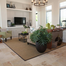 Travertine floors