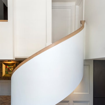 Curved Staircase with Hidden Storage | Old Chesterton, SW11 2NY