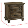Johnny 2-Drawer Nightstand With USB