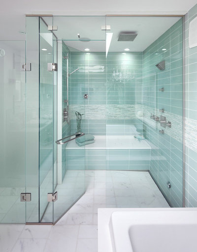 Contemporary Bathroom by Brandon Barré Architectural Interior Photographer