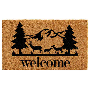 Rocky Mountain Welcome Doormat