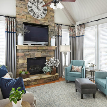 Casual, Fun, Transitional Keeping Room