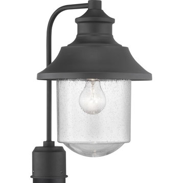 Weldon Collection 1-Light Post Lantern, Black