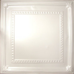 2411 Tin Ceiling Tile - White - Classic General Store - Ceiling Tile