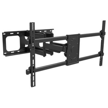 CorLiving Black Heavy-Duty Metal Full-Motion H-frame Wall Mount - 40" - 90" TVs