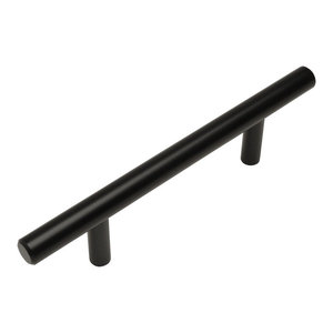 Dynasty Hardware Super Saver P-80290-FB Barrel Cabinet Pull Flat Black 10 Pack P-80290-FB-10PK