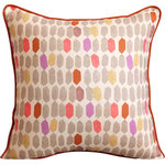 The HomeCentric - Multi Throw Pillow Covers 16"x16" Cotton, Color Impulse - Color Impulse is an exclusive 100% handmade decorative pillow cover designed and created with intrinsic detailing. A perfect item to decorate your living room, bedroom, office, couch, chair, sofa or bed. The real color may not be the exactly same as showing in the pictures due to the color difference of monitors. This listing is for Single Pillow Cover only and does not include Pillow or Inserts.