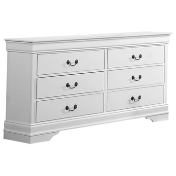 Modern Louis Philippe Dresser, White