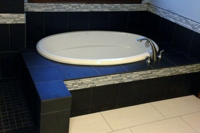 Example of a trendy bathroom design in Denver